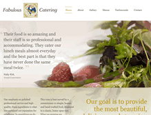 Tablet Screenshot of fabulouscatering.com